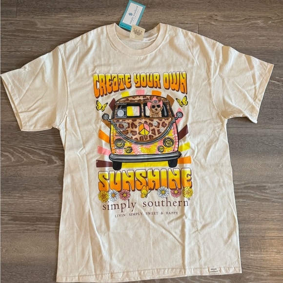 NWT Create Your Own Sunshine Simply Southern T shirt - Picture 2 of 5